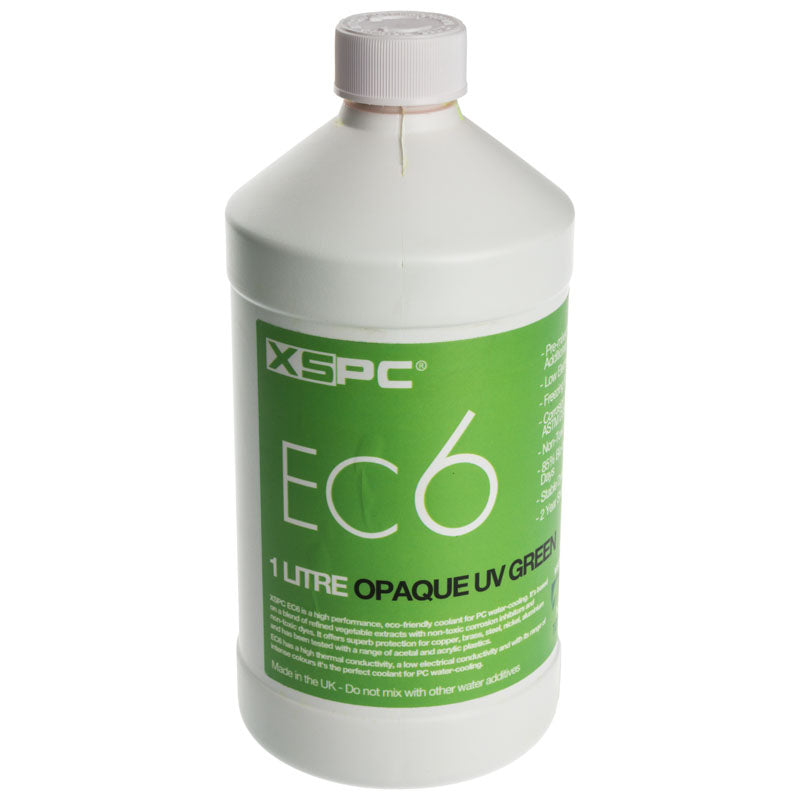 XSPC EC6 Coolant, 1 Liter - opaque-grün, UV