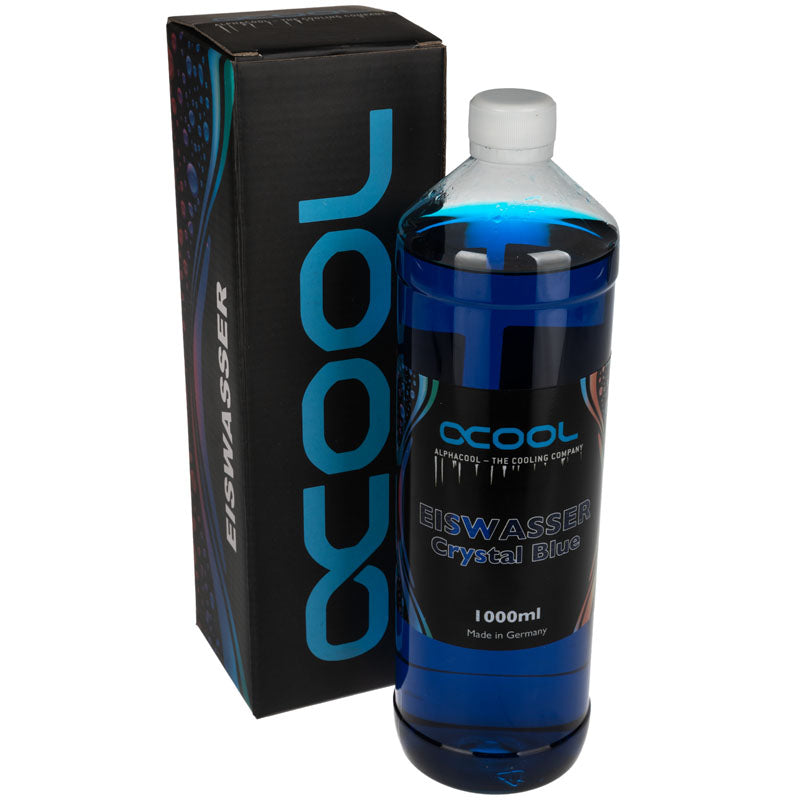 Alphacool Eiswasser Crystal Blue, 1000ml Fertiggemisch - blau