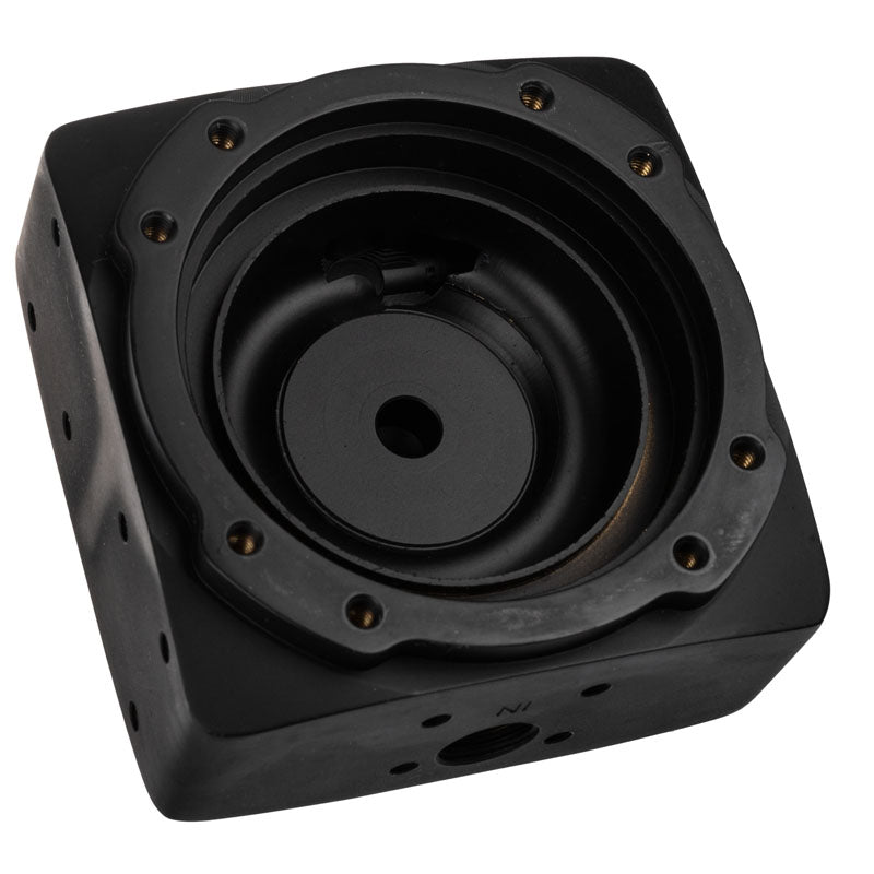 Alphacool Eisdecke D5 Messing-Top - deep black