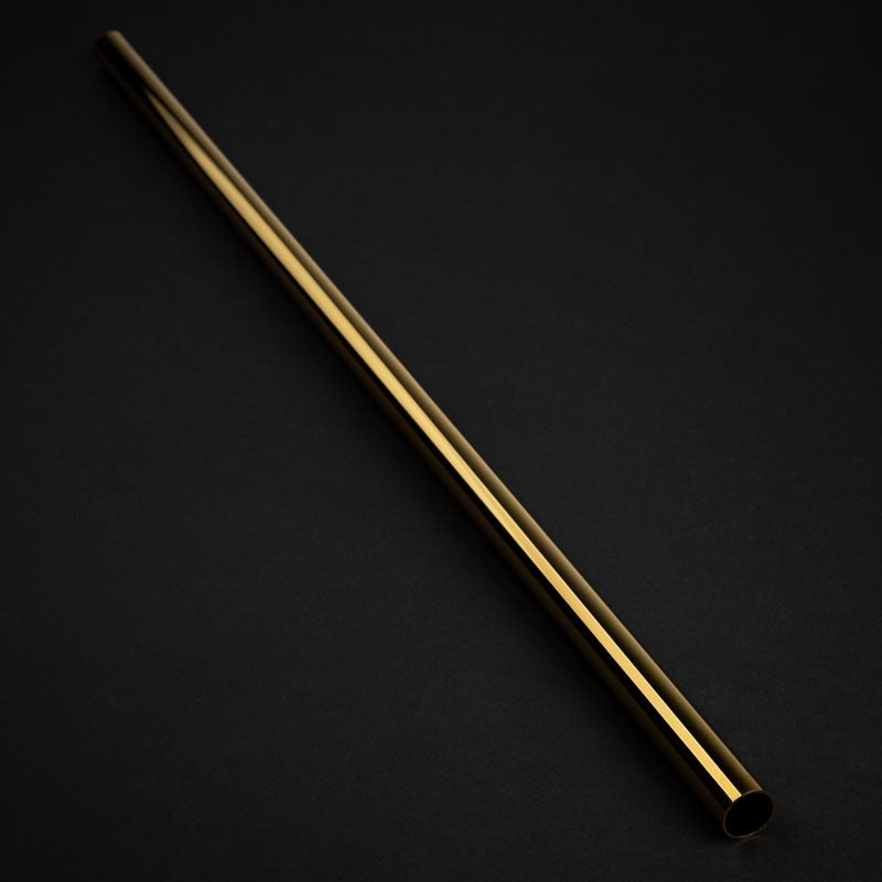 Bitspower None Chamfer Brass Hard Tubing 14mm AD, 500mm - gold