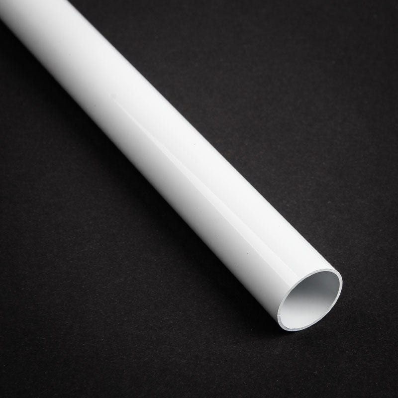 Bitspower None Chamfer Brass Hard Tubing 16mm AD, 500mm - weiß
