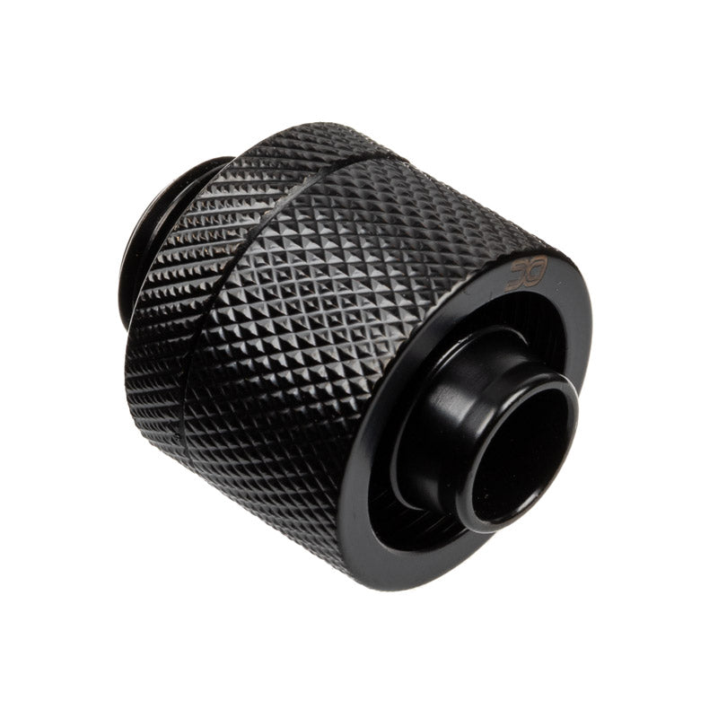Alphacool Eiszapfen Straight Connector G1/4 Inch Outer Thread to 16/10mm - Black