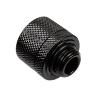 Alphacool Eiszapfen Straight Connector G1/4 Inch Outer Thread to 16/10mm - Black