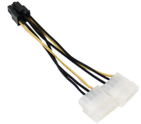 Akasa Dual 4Pin auf 6Pin PCIe Adapter