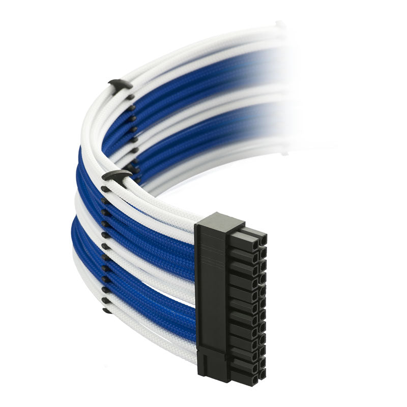 CableMod Classic ModMesh C-Series Cable Kit Corsair AXi, HXi & RM - weiß/blau