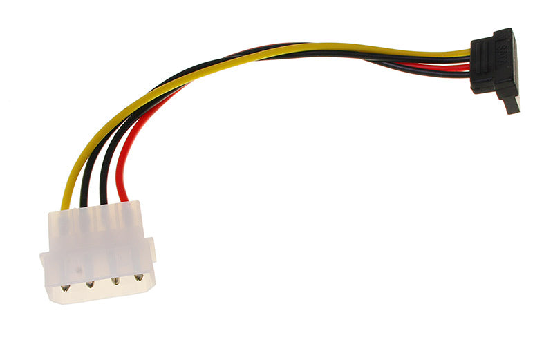 InLine SATA Stromadapterkabel an 4-Pol Molex gewinkelt unten