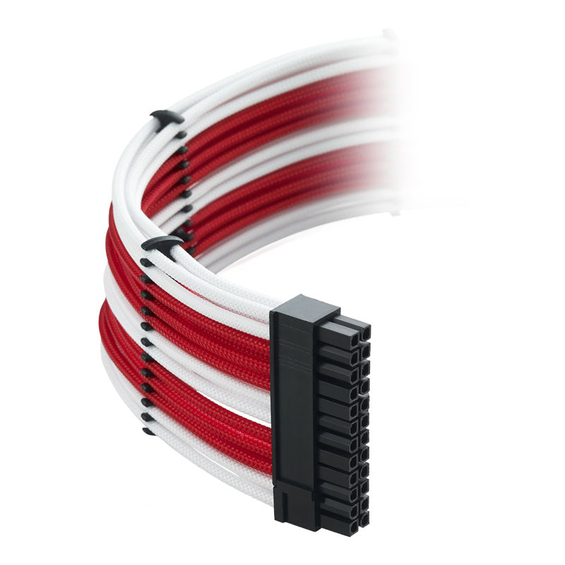 CableMod Classic ModMesh C-Series Cable Kit Corsair RMi & RMx - weiß/rot