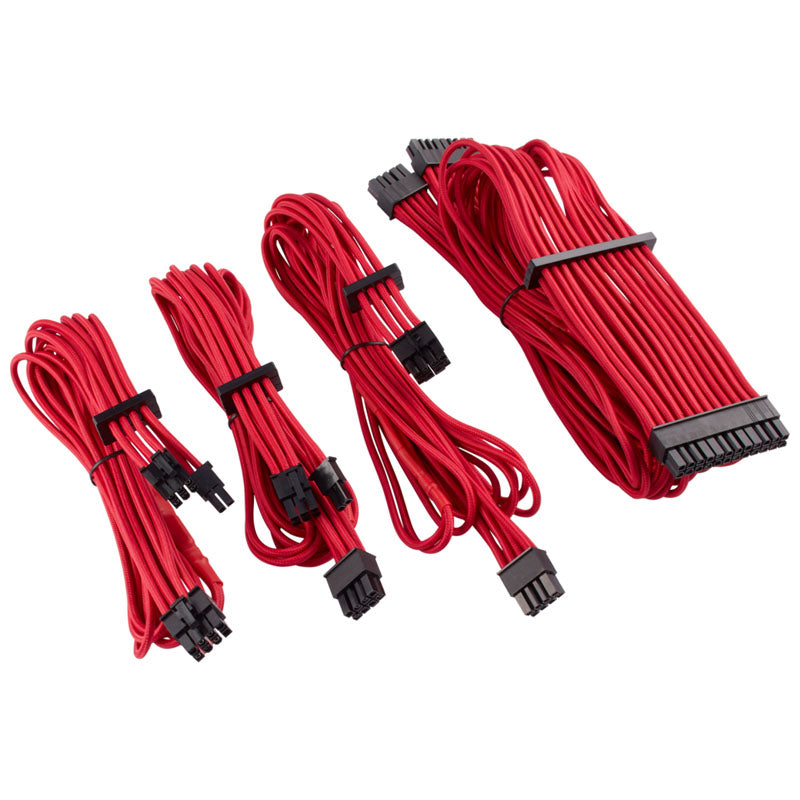 Corsair Premium Sleeved Kabel-Set (Gen 4) - rot