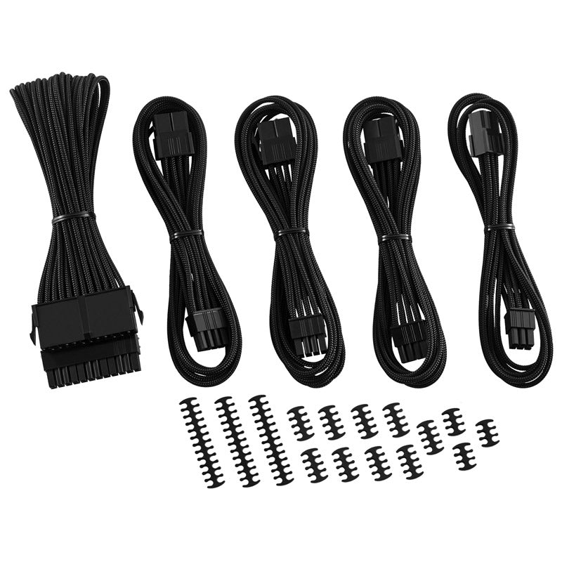 CableMod Classic ModMesh Cable Extension Kit - 8+6 Series - schwarz