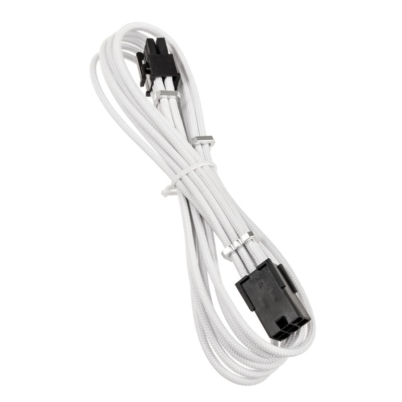 BitFenix Alchemy 6-Pin-PCIe-Verlängerungskabel, 45 cm, sleeved - weiß
