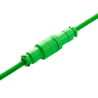CableMod PRO Coiled Keyboard Cable USB-C zu USB Typ A, Viper Green - 150cm