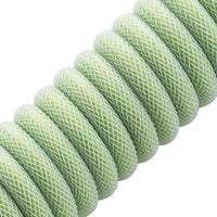 CableMod PRO Coiled Keyboard Cable USB-C zu USB Typ A, Lime Sorbet - 150cm
