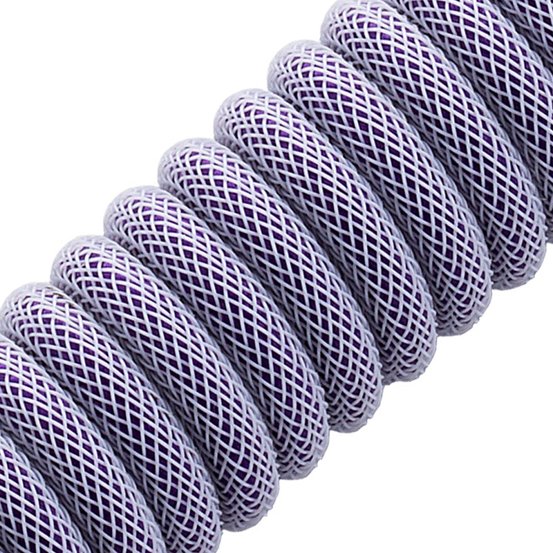 CableMod PRO Coiled Keyboard Cable USB-C zu USB Typ A, Rum Raisin - 150cm