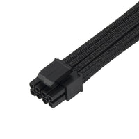 SilverStone EPS 8-Pin zu EPS/ATX 4+4-Pin Kabel, 300mm - schwarz