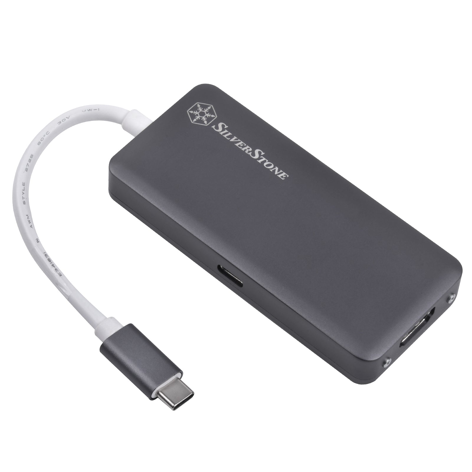 SilverStone SST-EP14C - USB 3.1 Typ-C Gen1 auf HDMI, 3x USB 3.1 Gen 1 Type-A, 1x USB 3.1 Gen 1 Type-C (PD 2.0 charging)