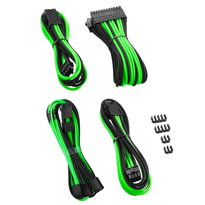CableMod PRO ModMesh 12VHPWR Cable Extension Kit - schwarz/hellgrün