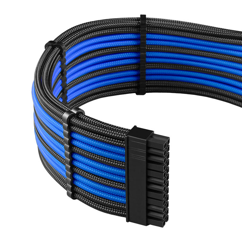 CableMod C-Series PRO ModMesh 12VHPWR Cable Kit für Corsair RM, RMi, RMx (Black Label) - schwarz/blau