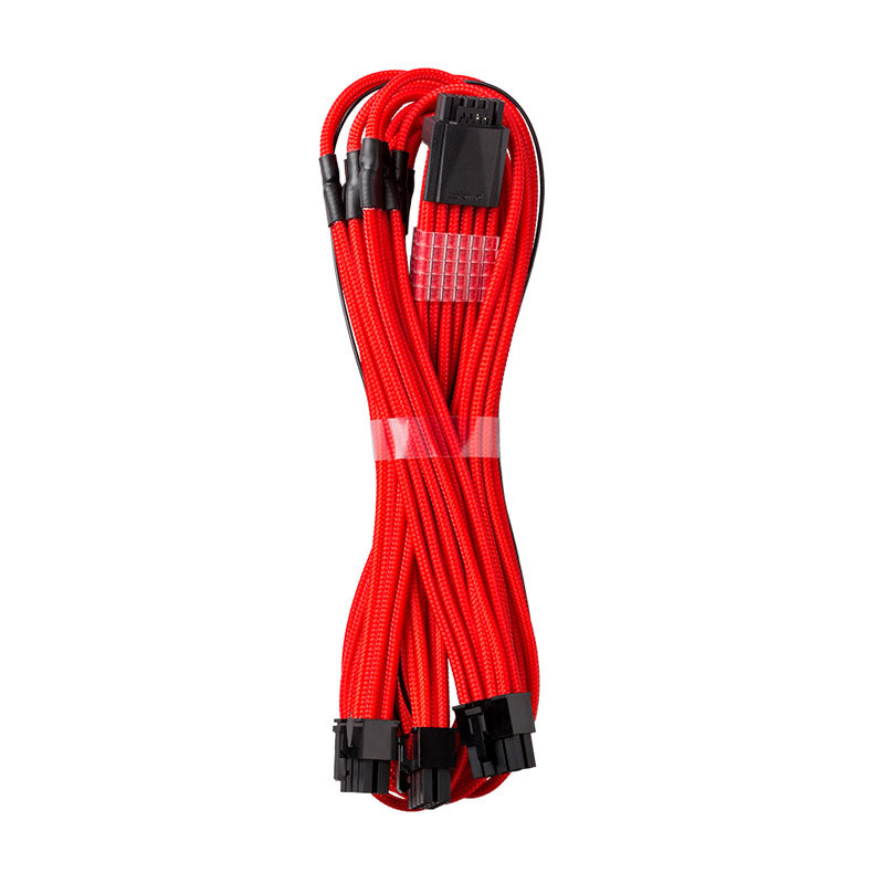 CableMod C-Series PRO ModMesh 12VHPWR auf 3x PCI-e Kabel für Corsair - 60cm, rot