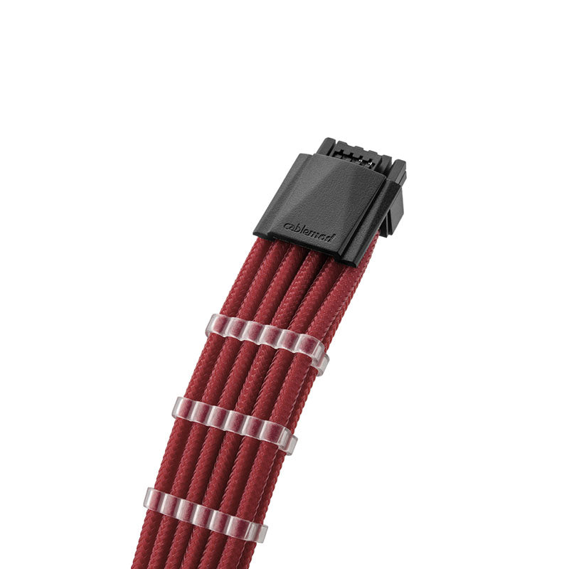 CableMod C-Series PRO ModMesh 12VHPWR auf 3x PCI-e Kabel für Corsair - 60cm, dunkelrot