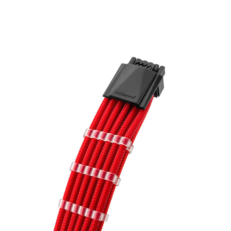 Cablemod PRO ModMesh RT 12VHPWR auf 3x PCI-e Kabel für ASUS/Seasonic/Phanteks - 60cm, rot