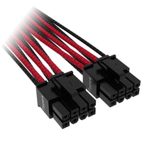Corsair Premium Sleeved 12+4 Pin PCIe Gen5 12VHPWR 600W - schwarz/red