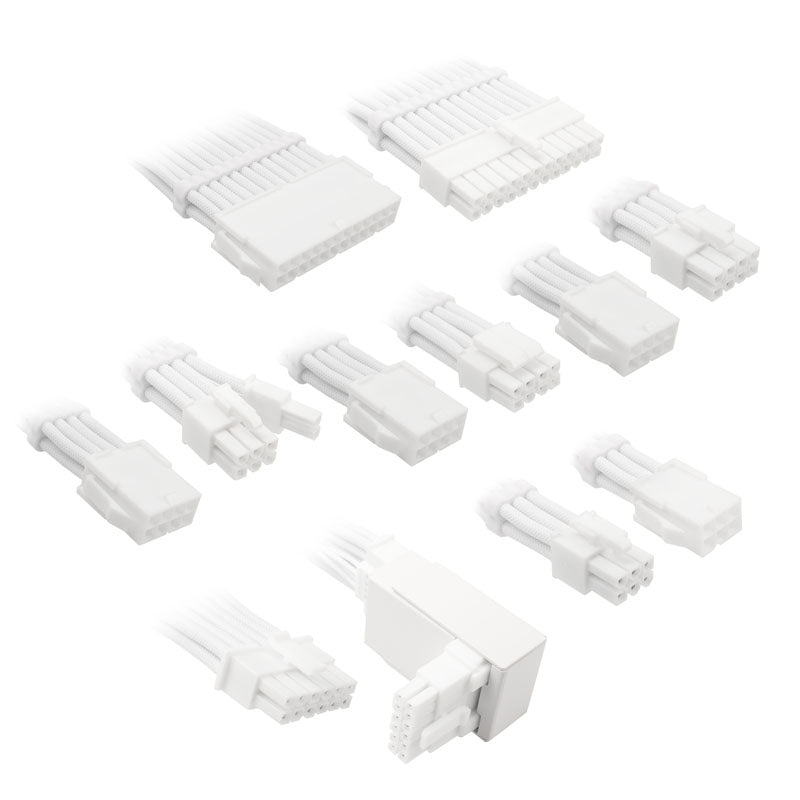 Kolink Core Pro Braided Cable Extension Kit 12V-2x6 Typ 2 - Brilliant White