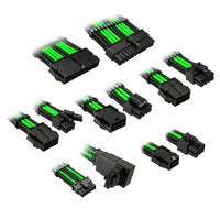 Kolink Core Pro Braided Cable Extension Kit 12V-2x6 Typ 1 - Venom Green