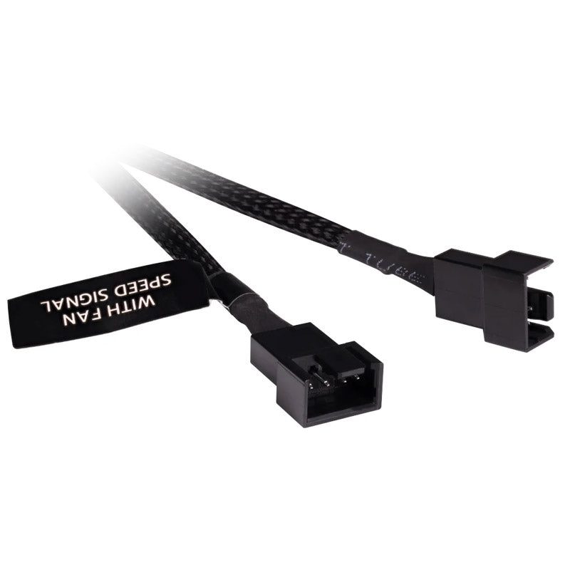 Alphacool Y-Splitter 4-Pin auf 2x 4-Pin PWM 60cm - schwarz