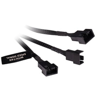 K Alphacool Y-Splitter 4-Pin auf 3x 4-Pin PWM 30cm - schwarz