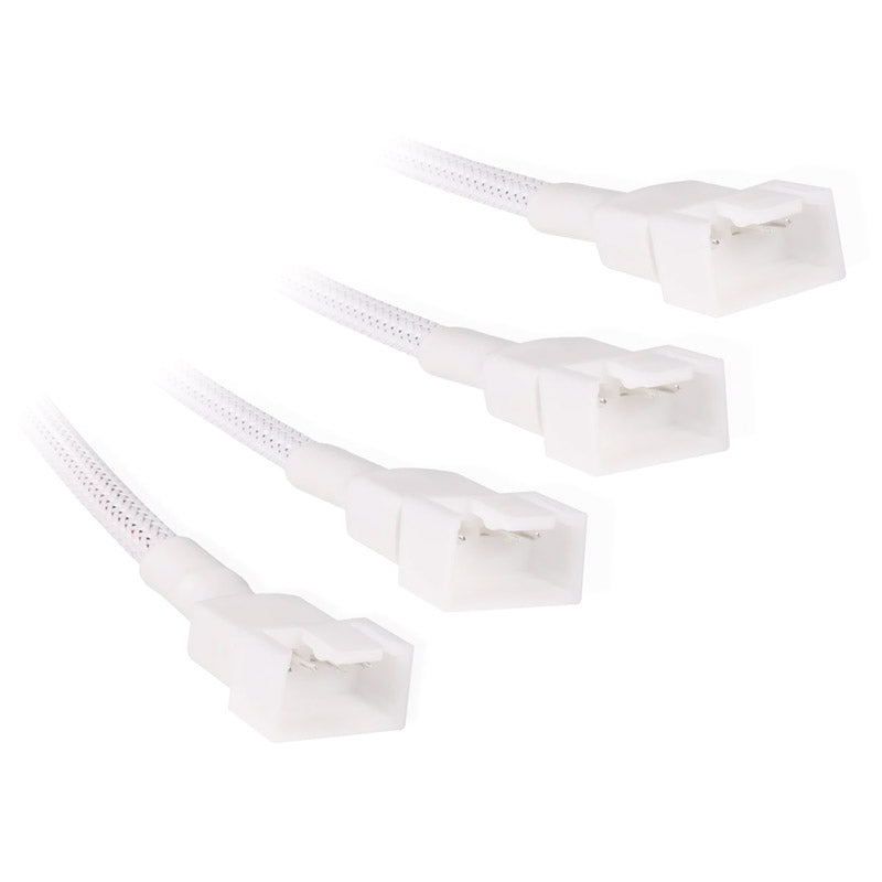Alphacool Y-Splitter 4-Pin auf 4x 4-Pin PWM 60cm - weiß