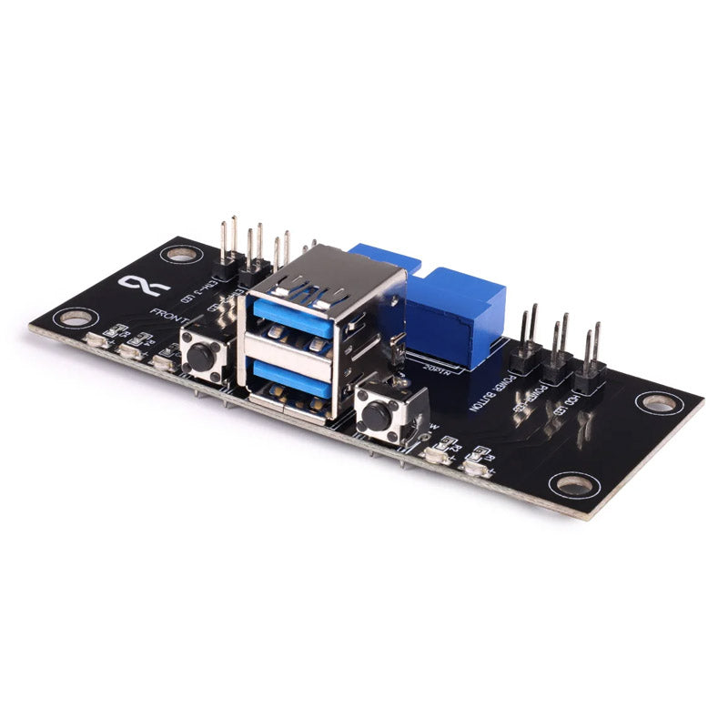 Alphacool ES Front I/O-Panel mit USB 3.0 und Kabelsatz für Servergehäuse