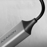 AXAGON ADE-TXCA Gigabit Ethernet  Adapter, USB-C + USB-A - titangrau