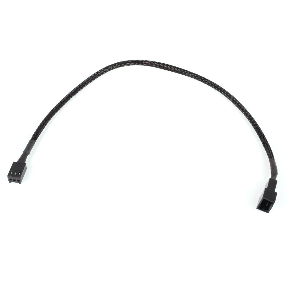 Alphacool Verlängerungskabel für Lüfter - 3-Pin zu 3-Pin, 30 cm