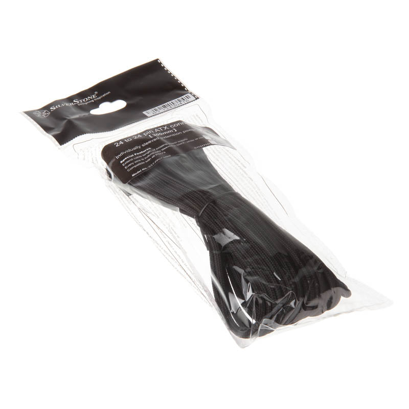 SilverStone 24-Pin-ATX auf 24-Pin-ATX - 300mm schwarz