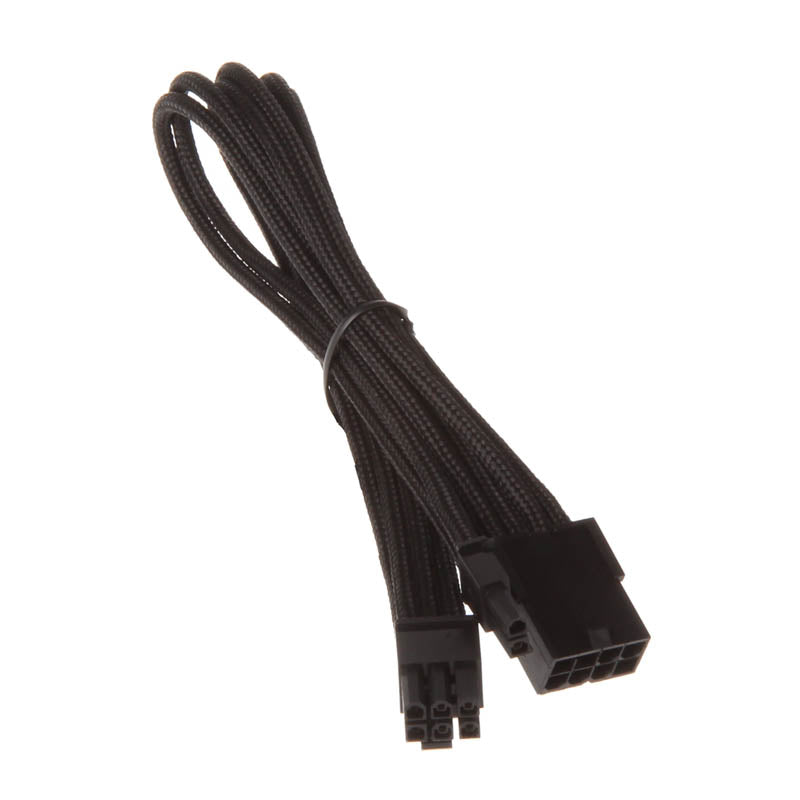 SilverStone 8-Pin-PCIe auf 6+2-Pin-PCIe Verlängerung - 250mm schwarz
