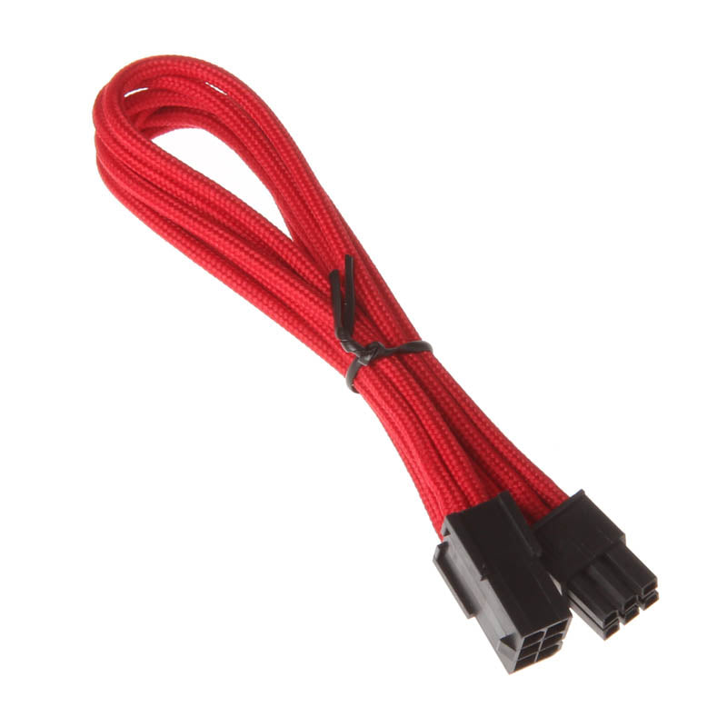 SilverStone 6-Pin-PCIe auf 6-Pin-PCIe Verlängerung - 250mm rot