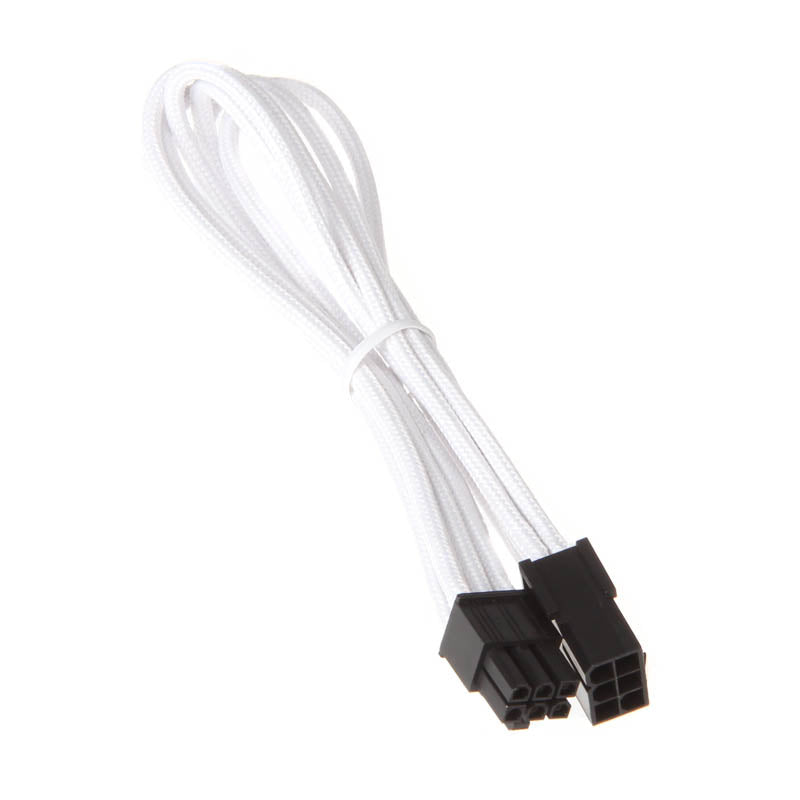 SilverStone 6-Pin-PCIe auf 6-Pin-PCIe Verlängerung - 250mm weiß