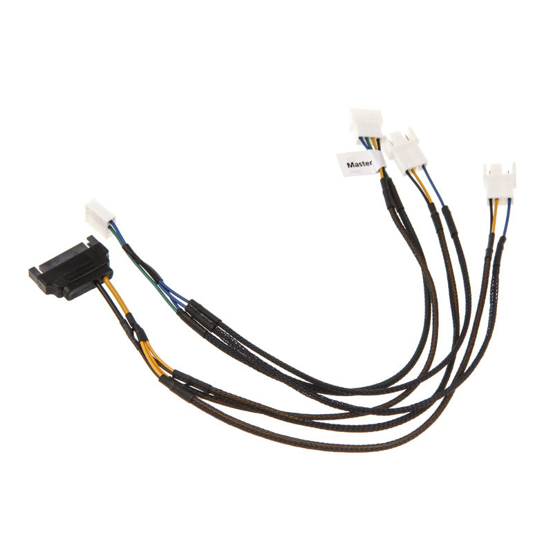 Akasa Flexa FP3S PWM Verteiler-Kabel (3 Lüfter) - gesleevt, 30cm