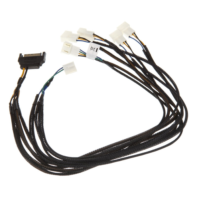 Akasa Flexa FP5S PWM Verteiler-Kabel (5 Lüfter) - gesleevt, 45cm