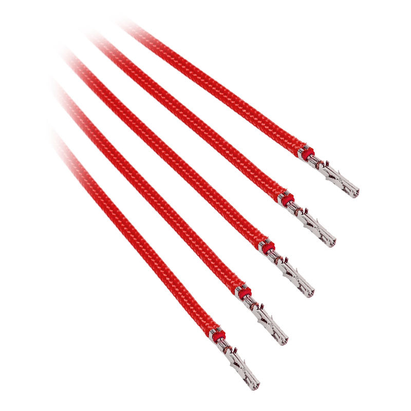 BitFenix Alchemy 2.0 PSU Cable, 5x 60cm - rot