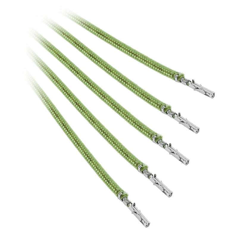 BitFenix Alchemy 2.0 PSU Cable, 5x 60cm - hellgrün