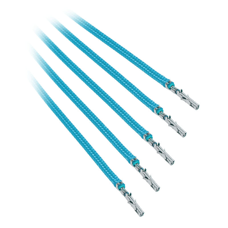 BitFenix Alchemy 2.0 PSU Cable, 5x 20cm - hellblau