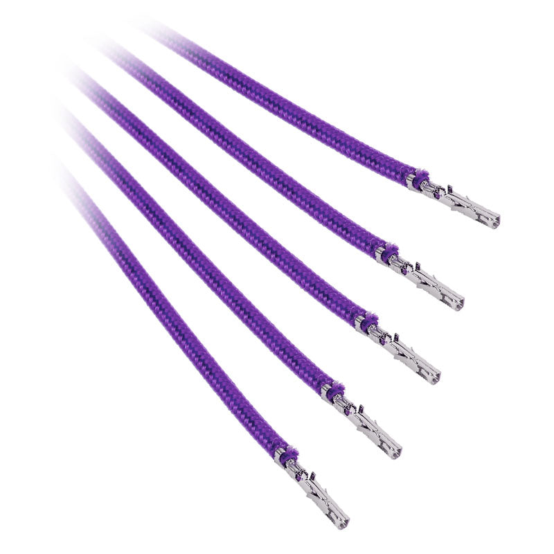 BitFenix Alchemy 2.0 PSU Cable, 5x 40cm - lila
