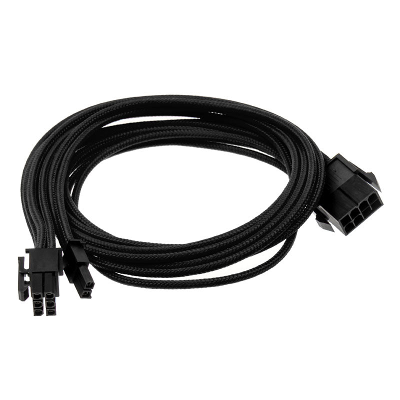 PHANTEKS 6+2-Pin PCIe Verlängerung 50cm - sleeved schwarz