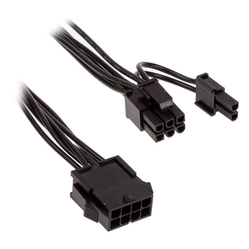 Kolink Adapter 4+4-Pin CPU auf 6+2-Pin-PCIe, schwarz