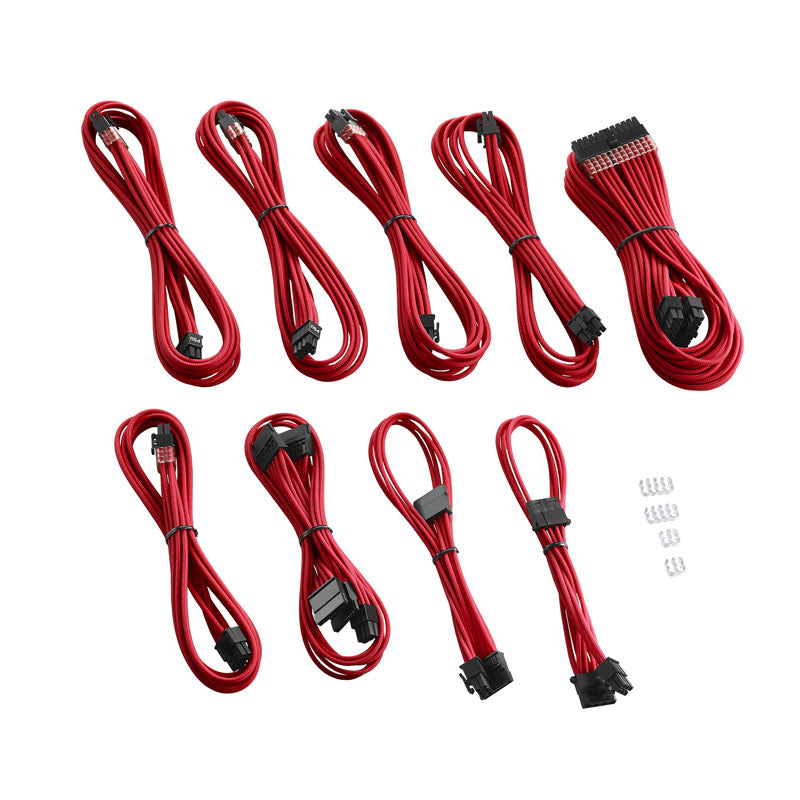 CableMod C-Series PRO ModMesh Cable Kit für RMi/RMx/RM (Black Label) - rot