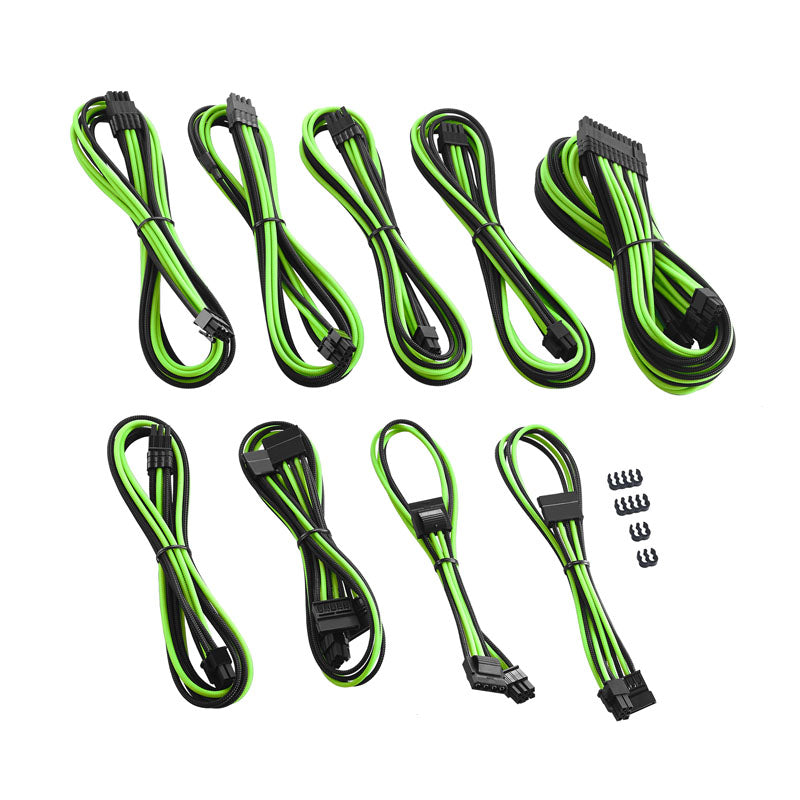 CableMod C-Series PRO ModMesh Cable Kit für Corsair AXi/HXi/RM (Yellow Label) - schwarz/hellgrün