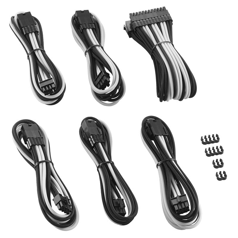 CableMod PRO ModMesh Cable Extension Kit - schwarz/weiß