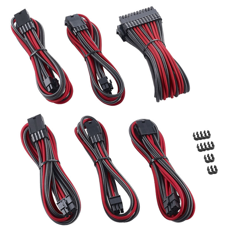 CableMod PRO ModMesh Cable Extension Kit - carbon/rot