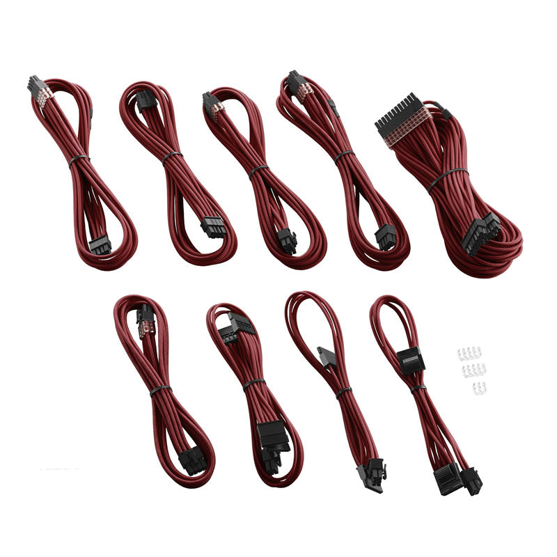 CableMod C-Series PRO ModMesh Cable Kit für Corsair AXi/HXi/RM (Yellow Label) - blutrot